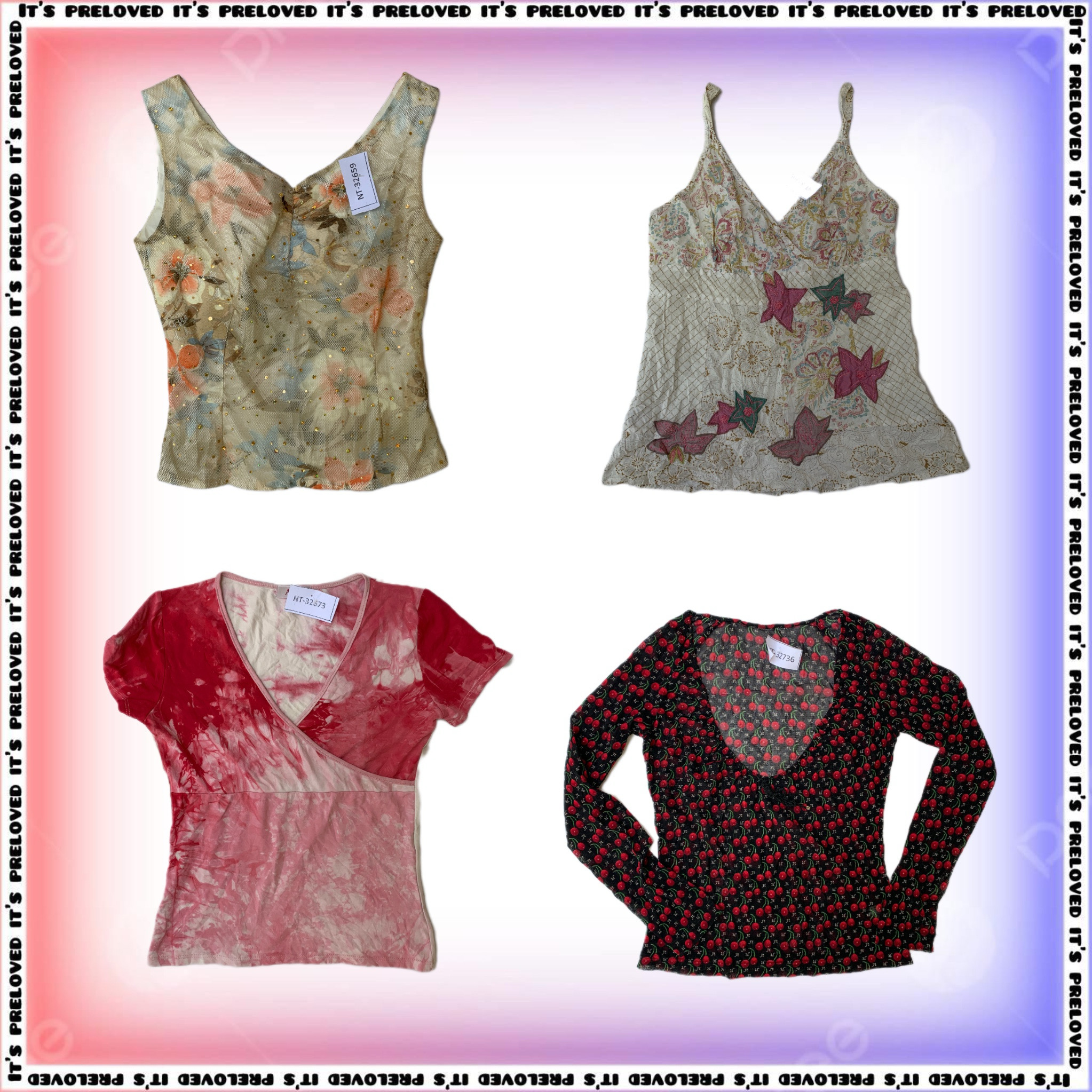 Y2K Mixed Tape - Tops (SS-1658)