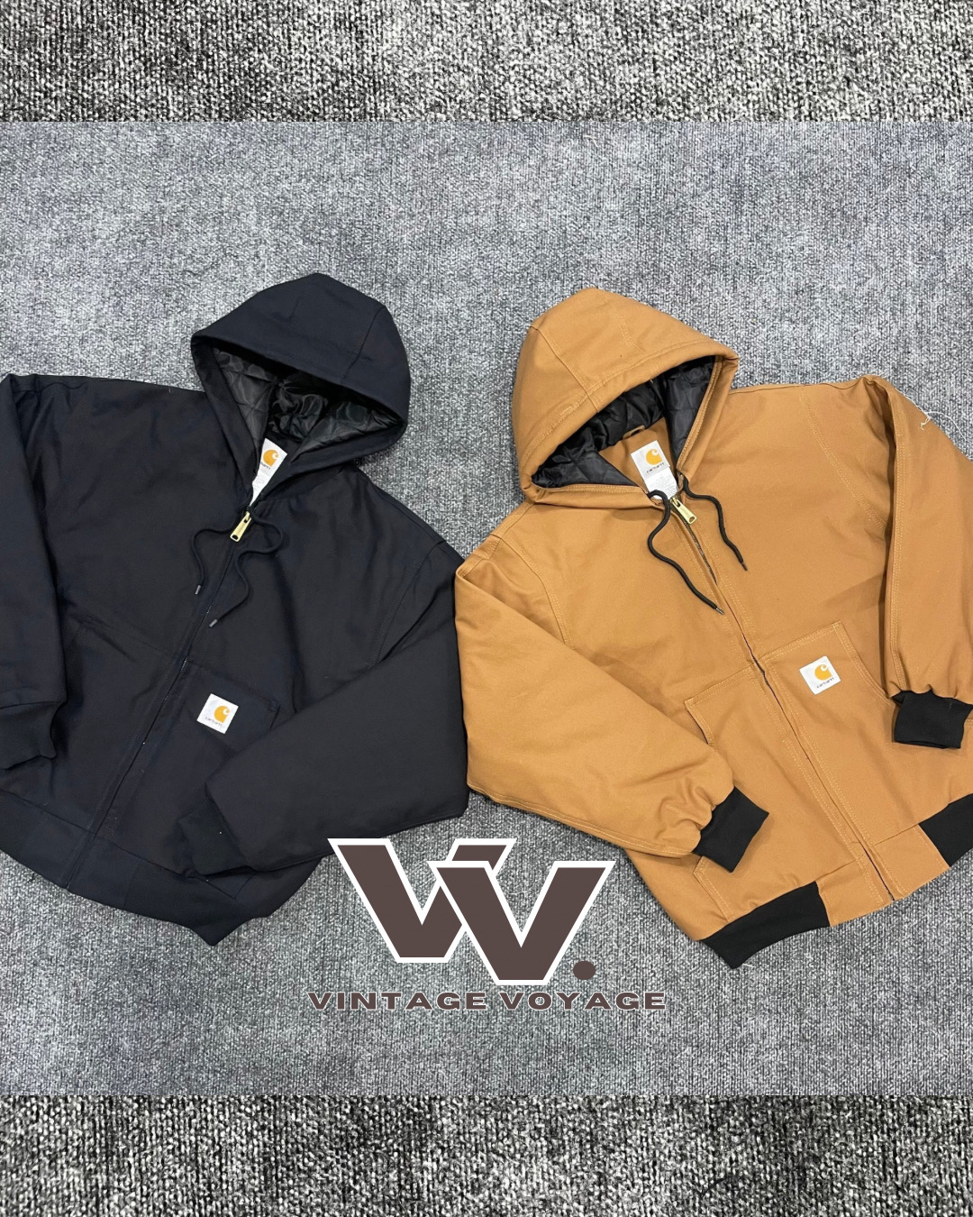 Carhart rework style hooded jacket #021225