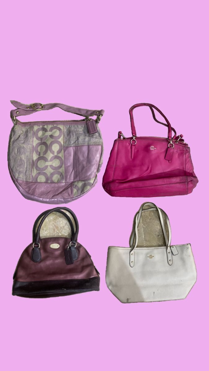 Y2K barbie theme coach bags