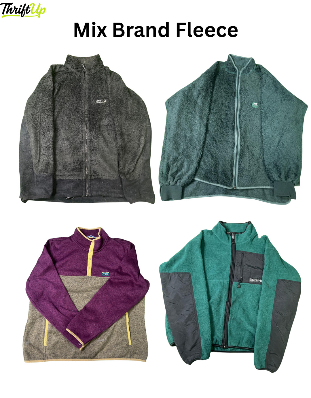 Branded Fleece jackets mix-(TUMF-0121)