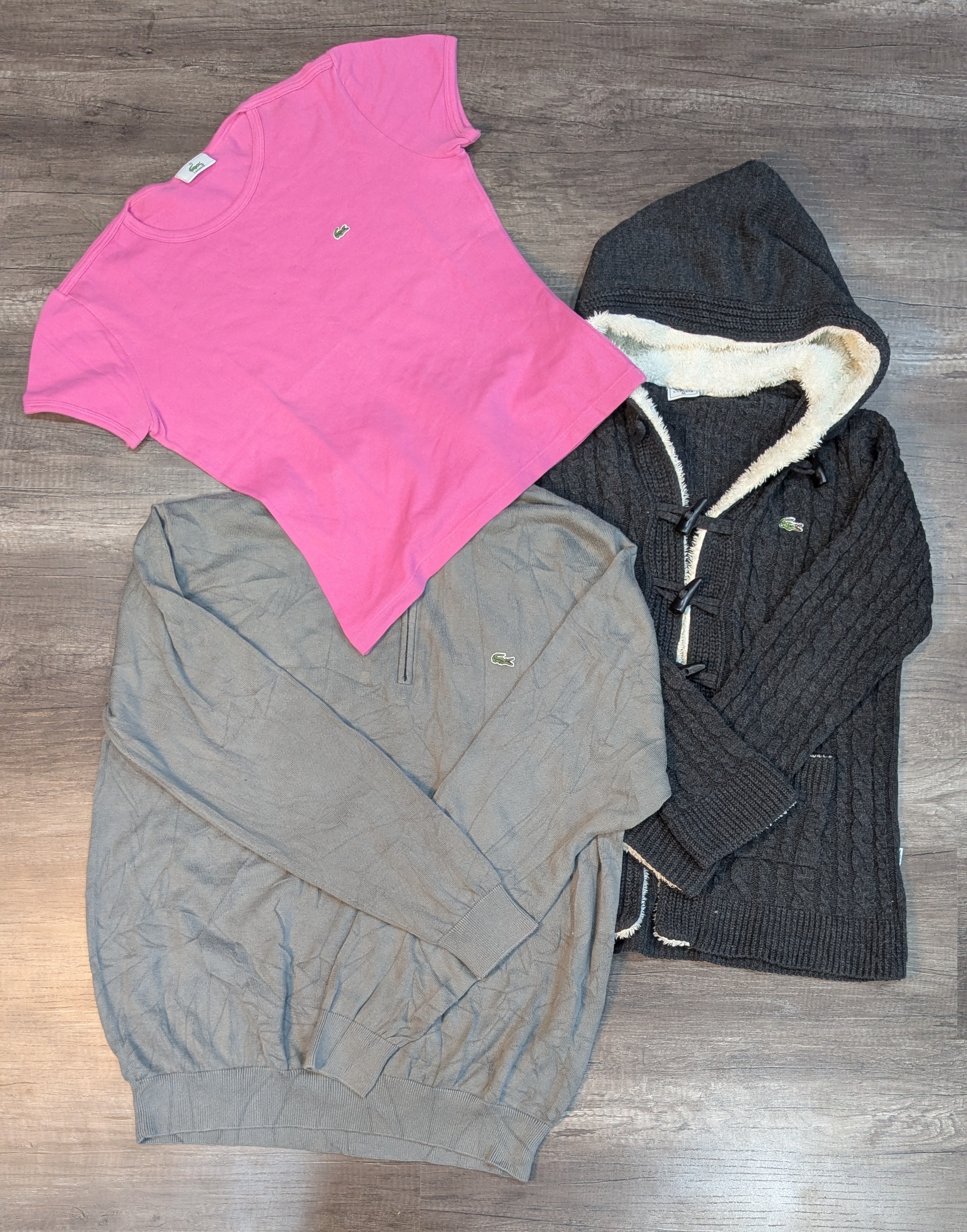 1175 - Lacoste Sweater, Hoodie Sweater, 1/4 Zip & T-Shirt