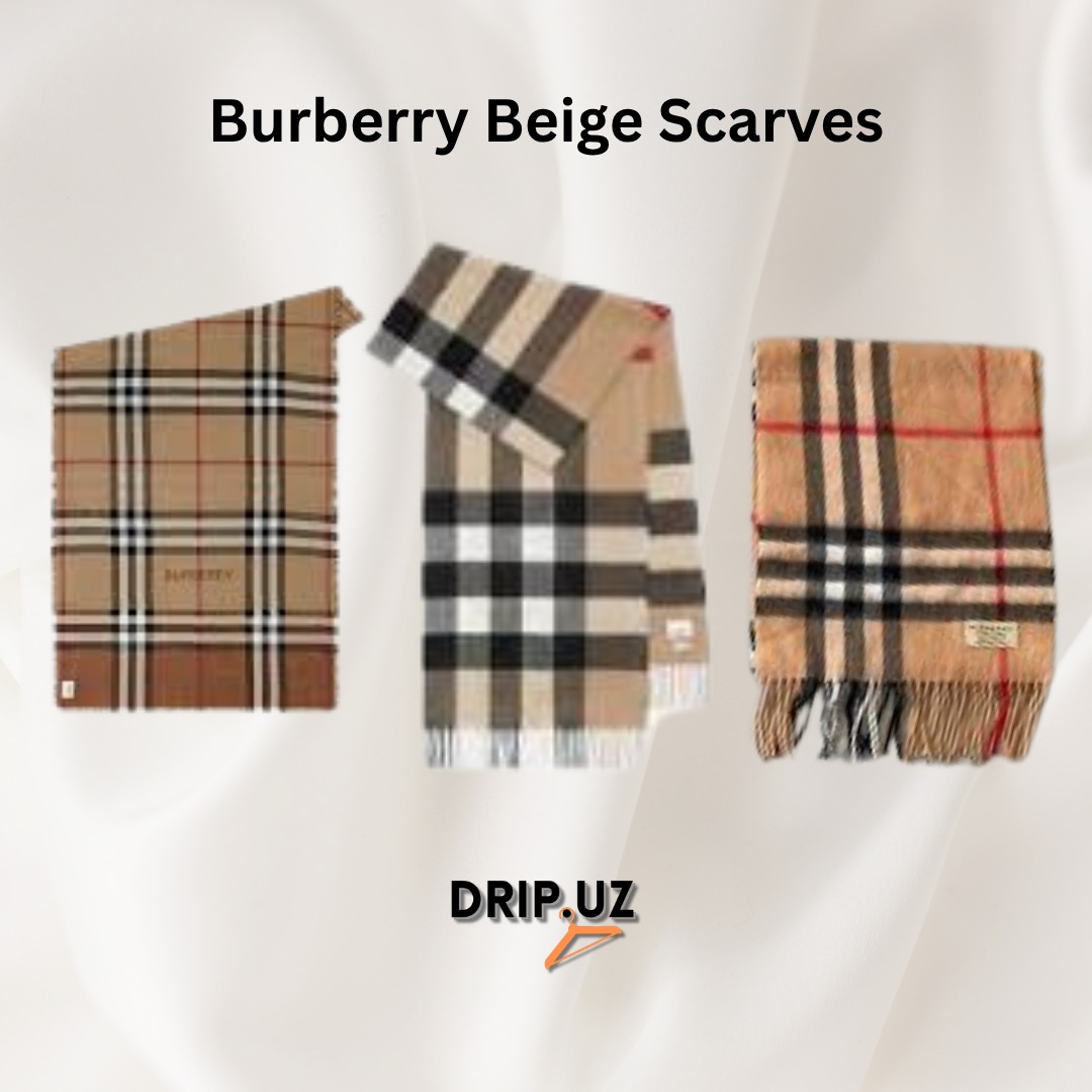 Écharpes beige burberry