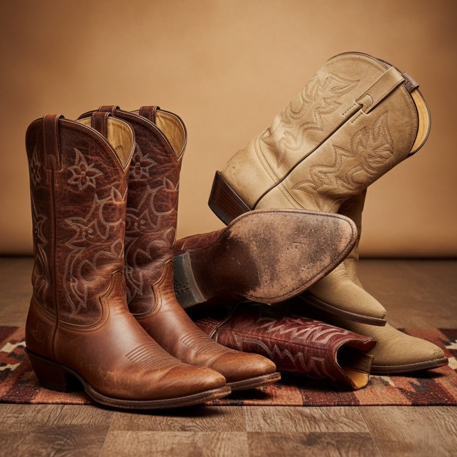 Bottes de cowboy authentiques