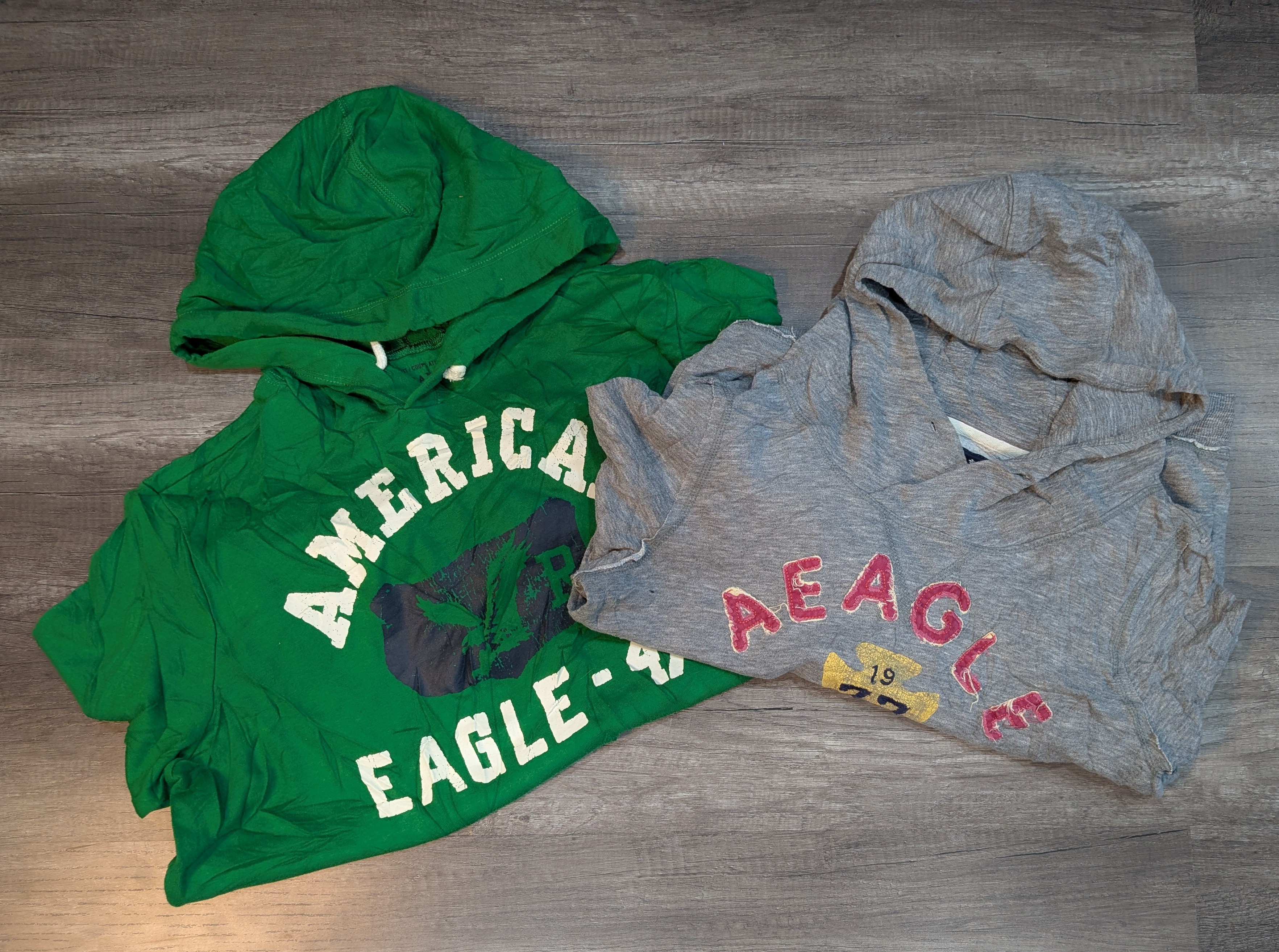 1193 - American Eagle & Abercrombie Moletons e zíper