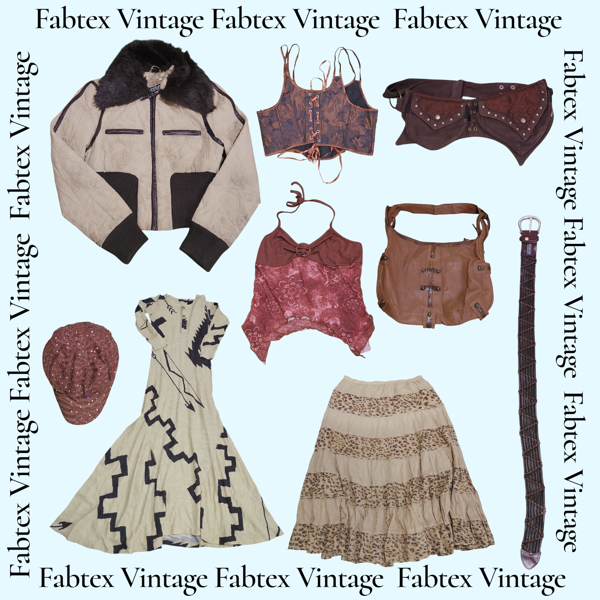 (FV-636) ボヘミアンビンテージジプシーミックス –90年代/00年代アーティザンアスセティックバンドル