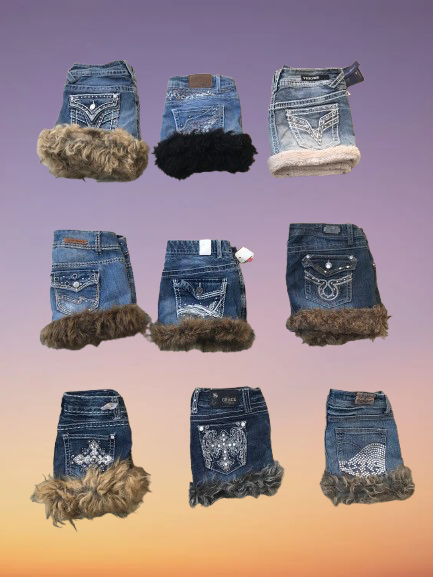 Dream Girl mini Fellröcke |||