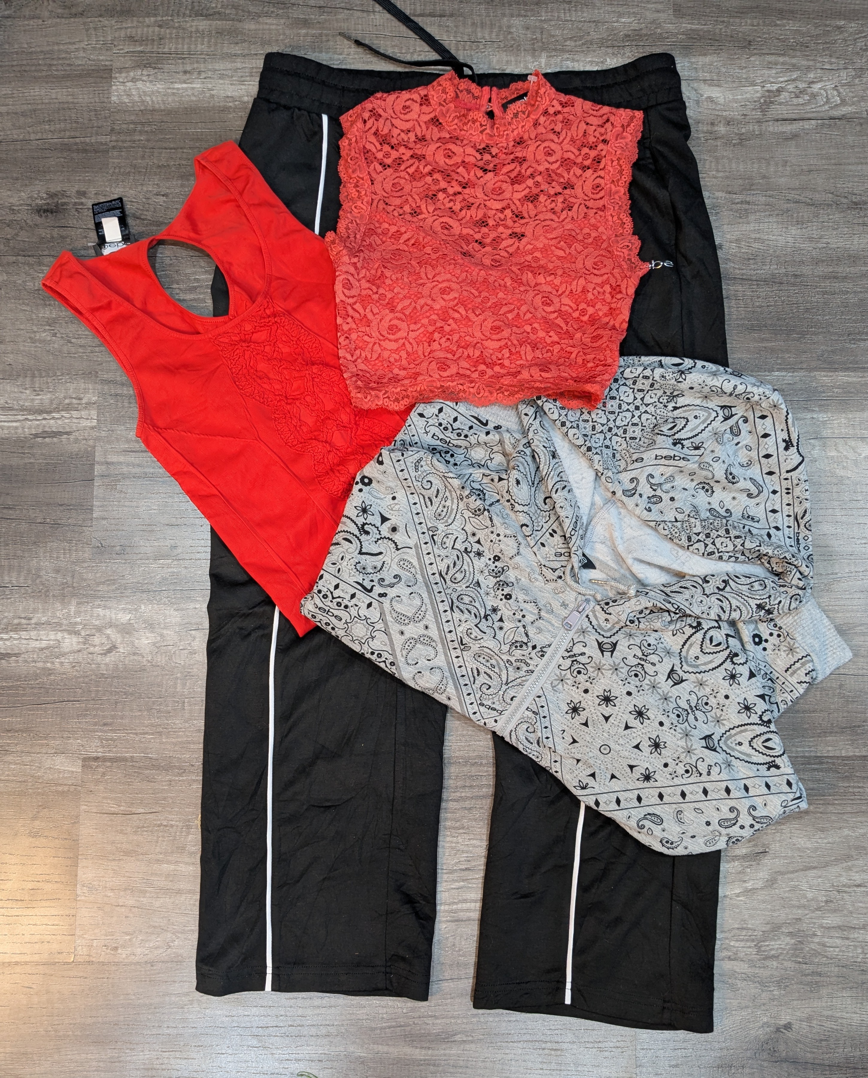 1201 - Bebe, Sweatshirts Hoodies Tank Top & Trousers