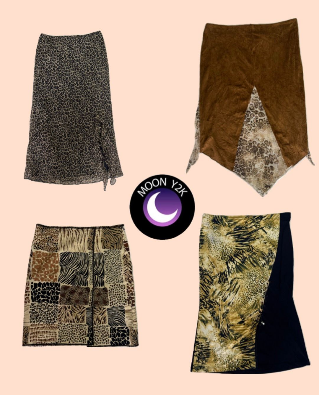 Y2K Summer skirts ft animal prints (M-821)