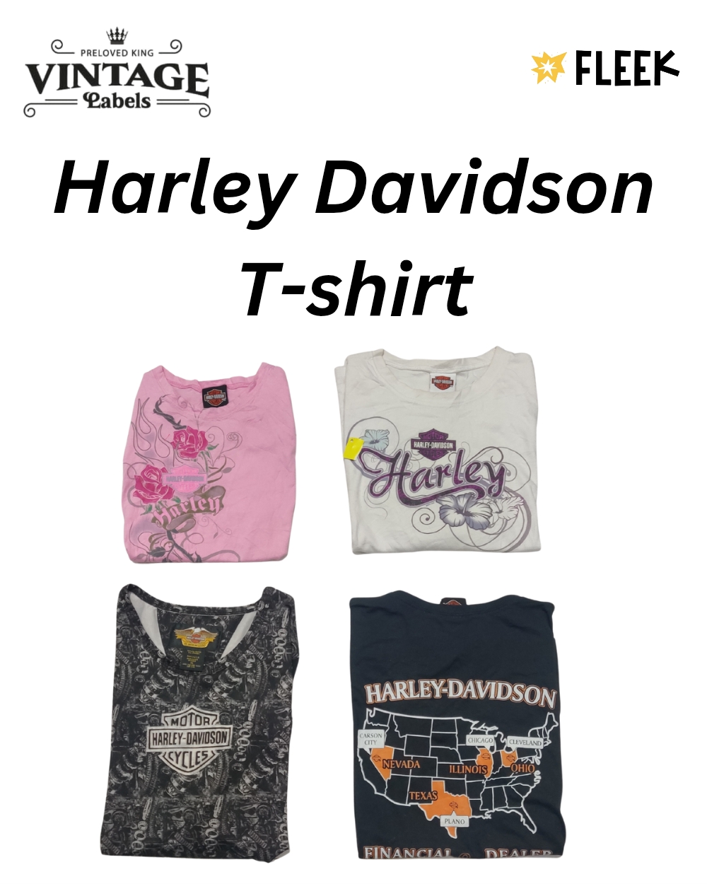 Harley Davidson T-shirt – ( Vcv : 1296 )