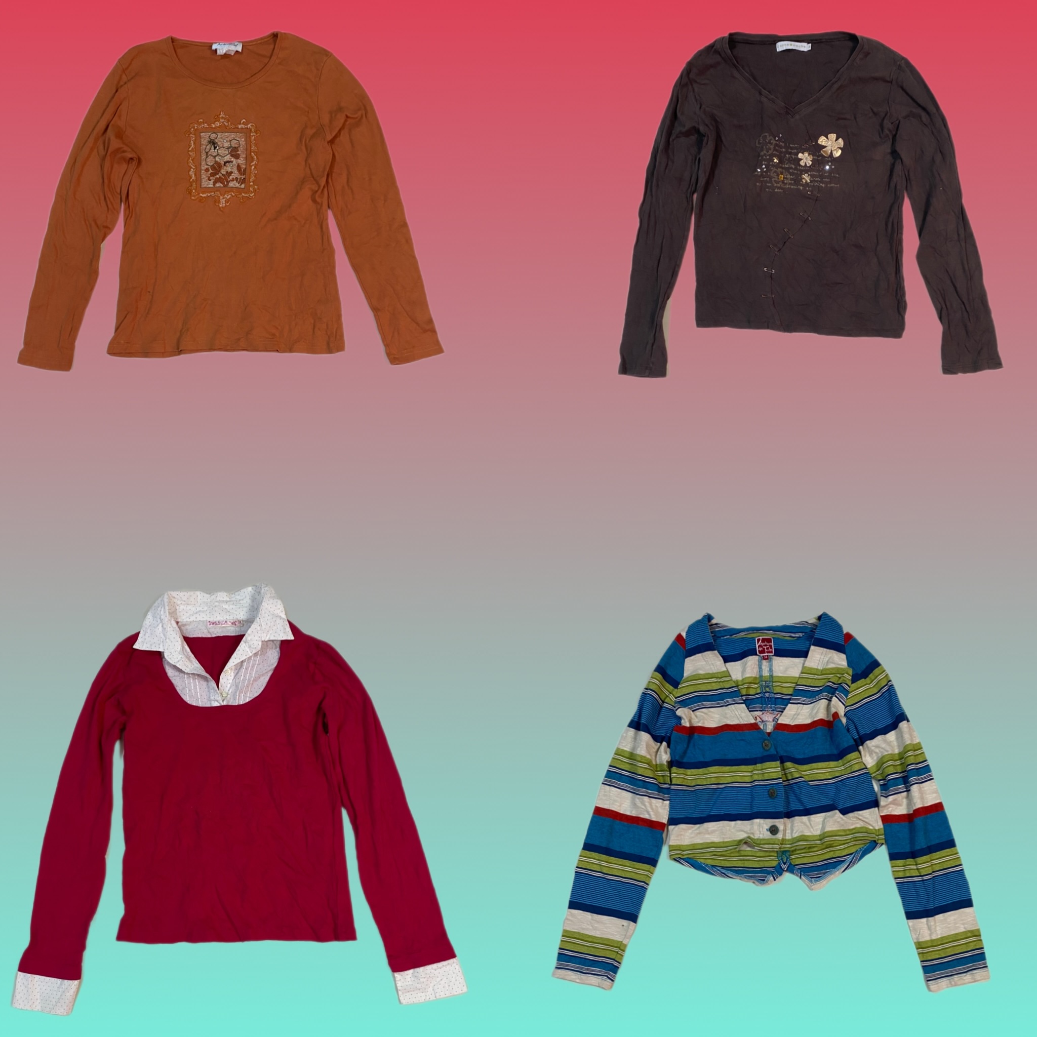 Y2K Full sleeve Tops (TS-1678)