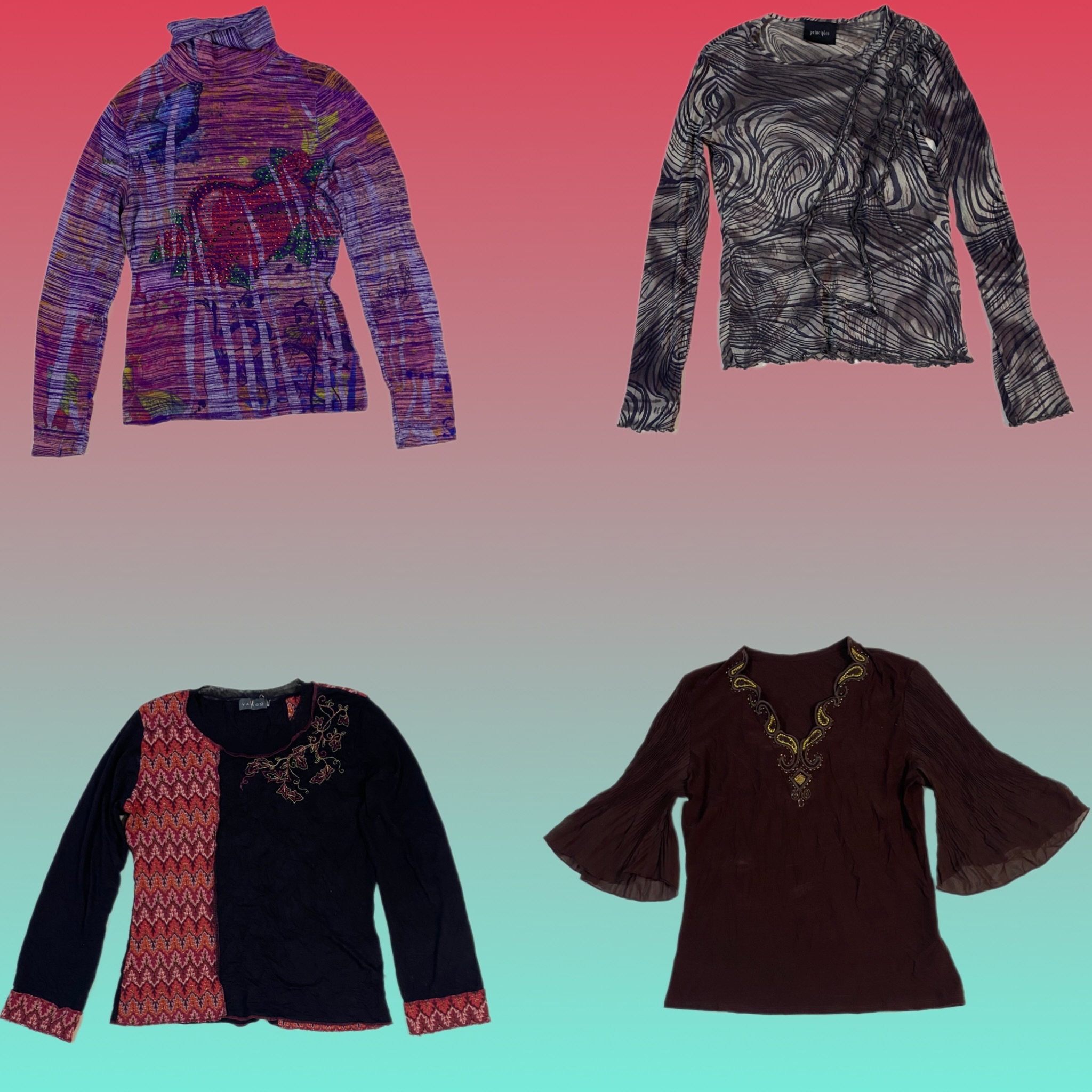 Y2K Full Sleeve Tops (TS-1682)