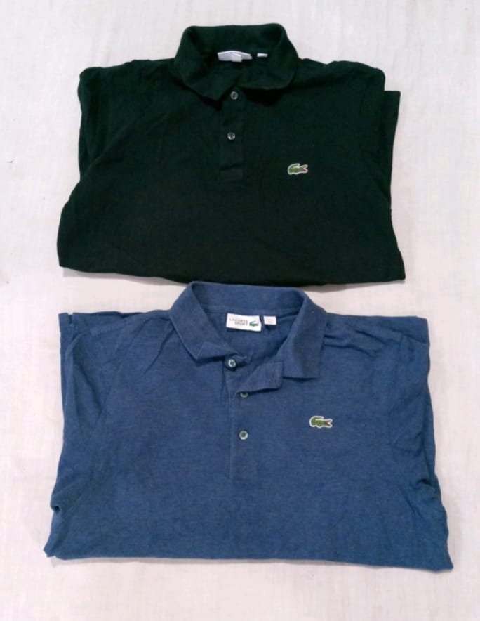 Camiseta Lacoste com colarinho