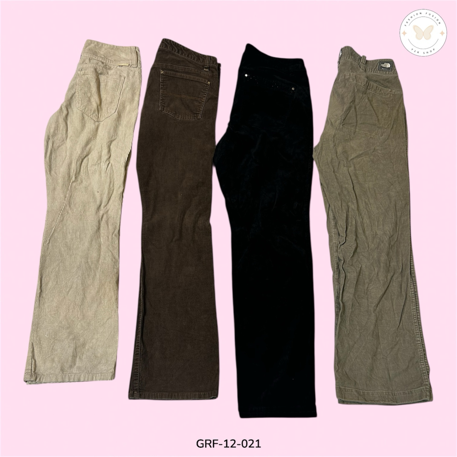 Classic Corduroy Straight-Leg Pants – Soft & Durable Everyday Wear (GRF-12-021)