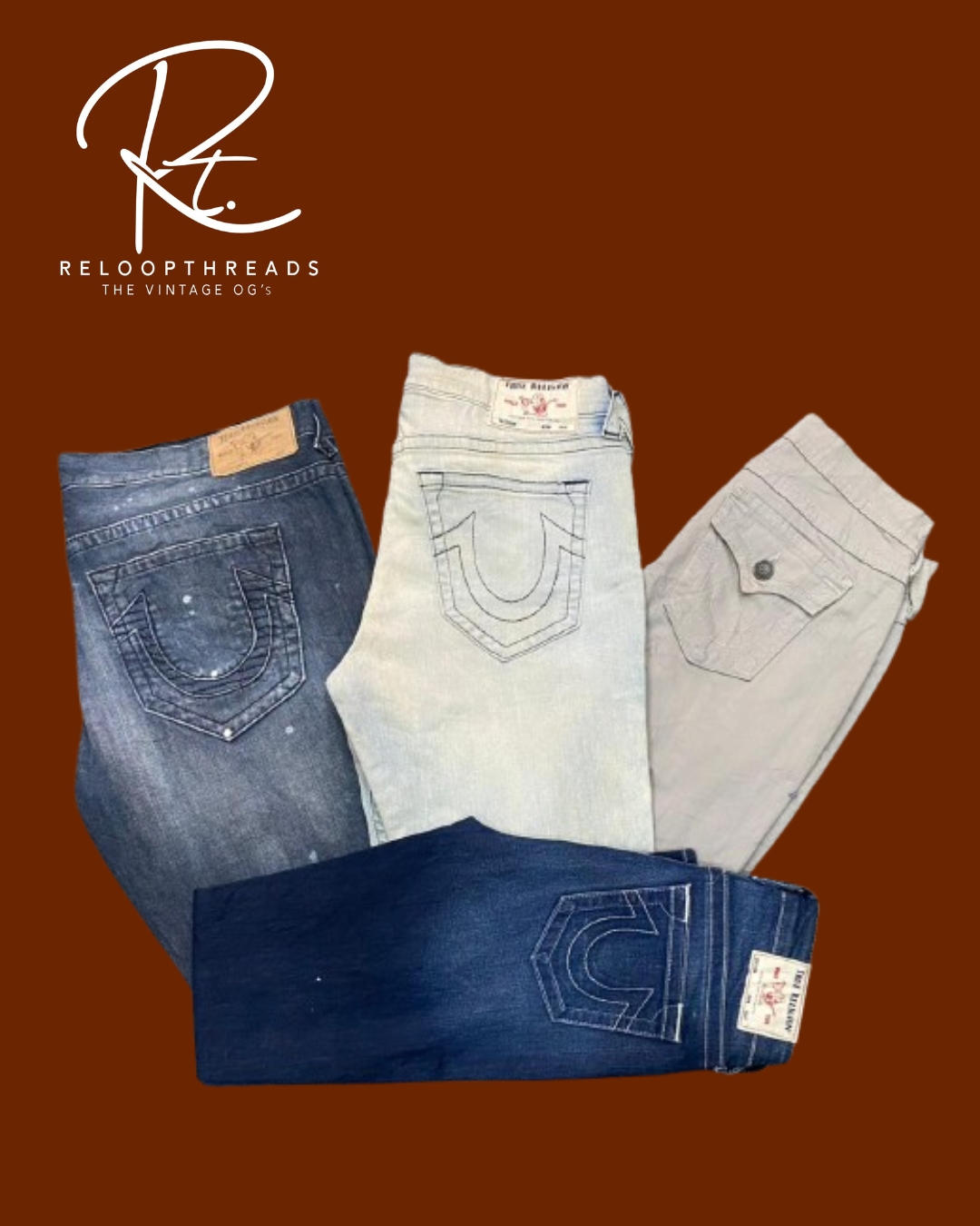 RT 1314 True Religion Men Mix Jeans