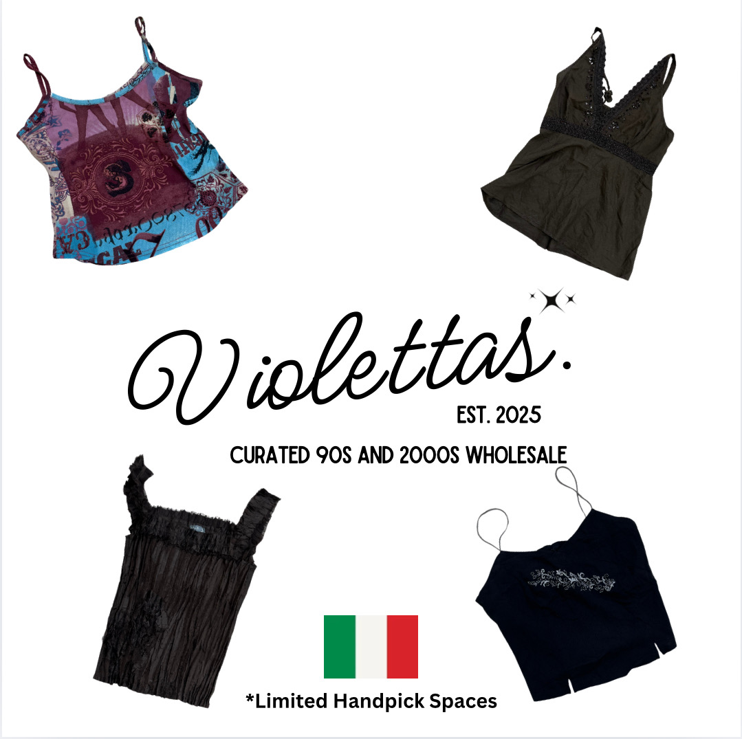 European High Grade Archival Mix Cami Tops ( Y2K 009)