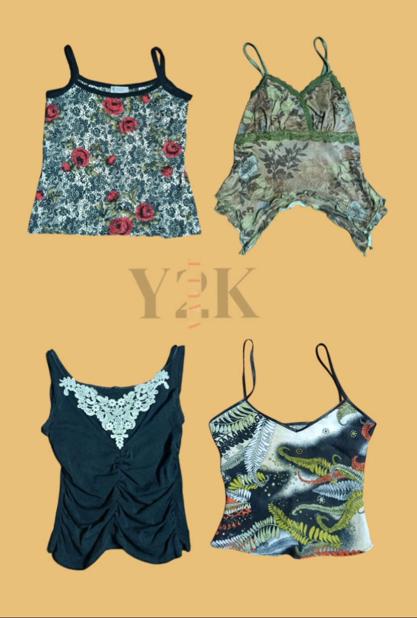 Y2K Fairy Grunge Tops (Yv-498)