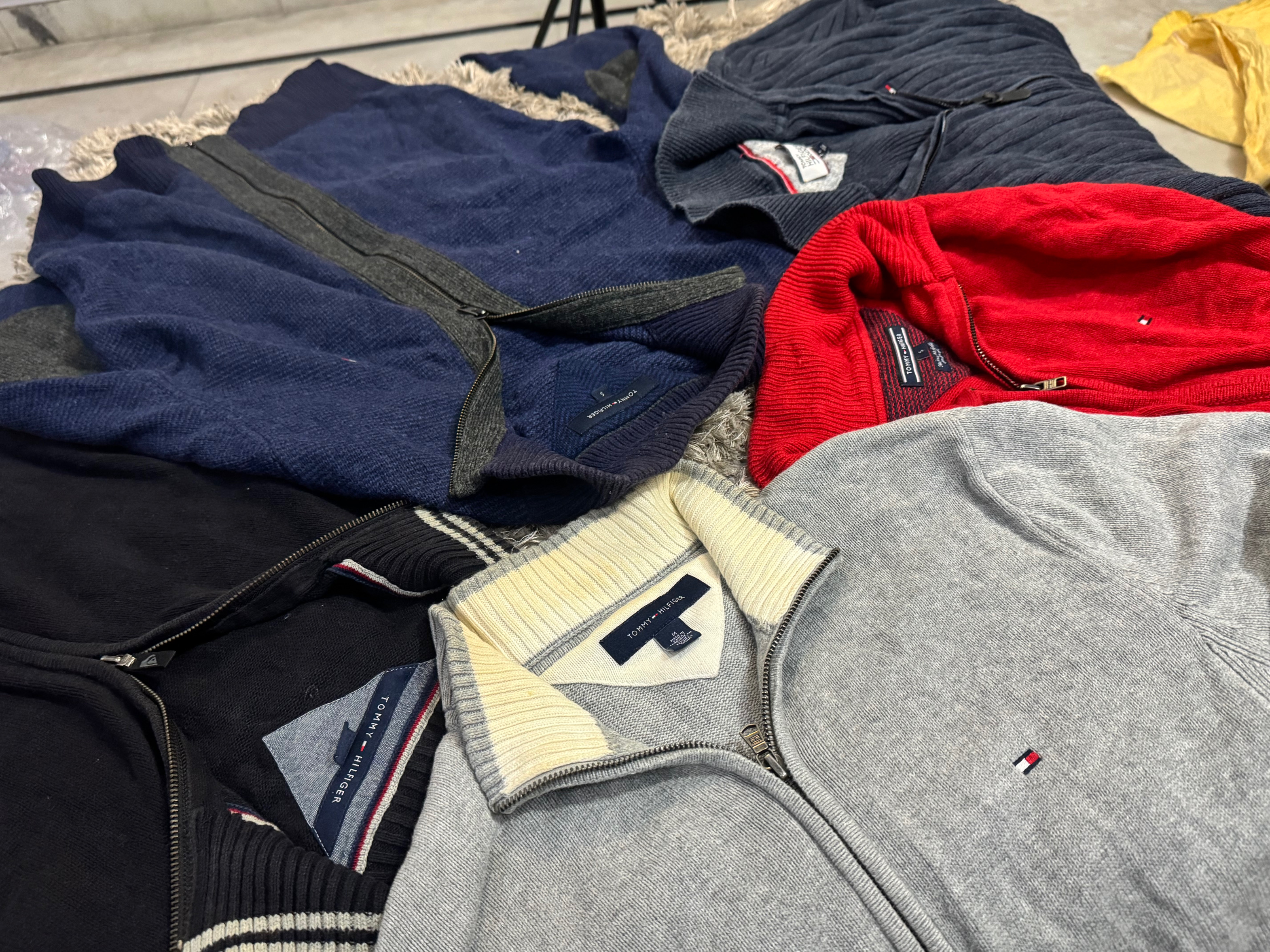 Tommy Hilfiger zip up knitwear