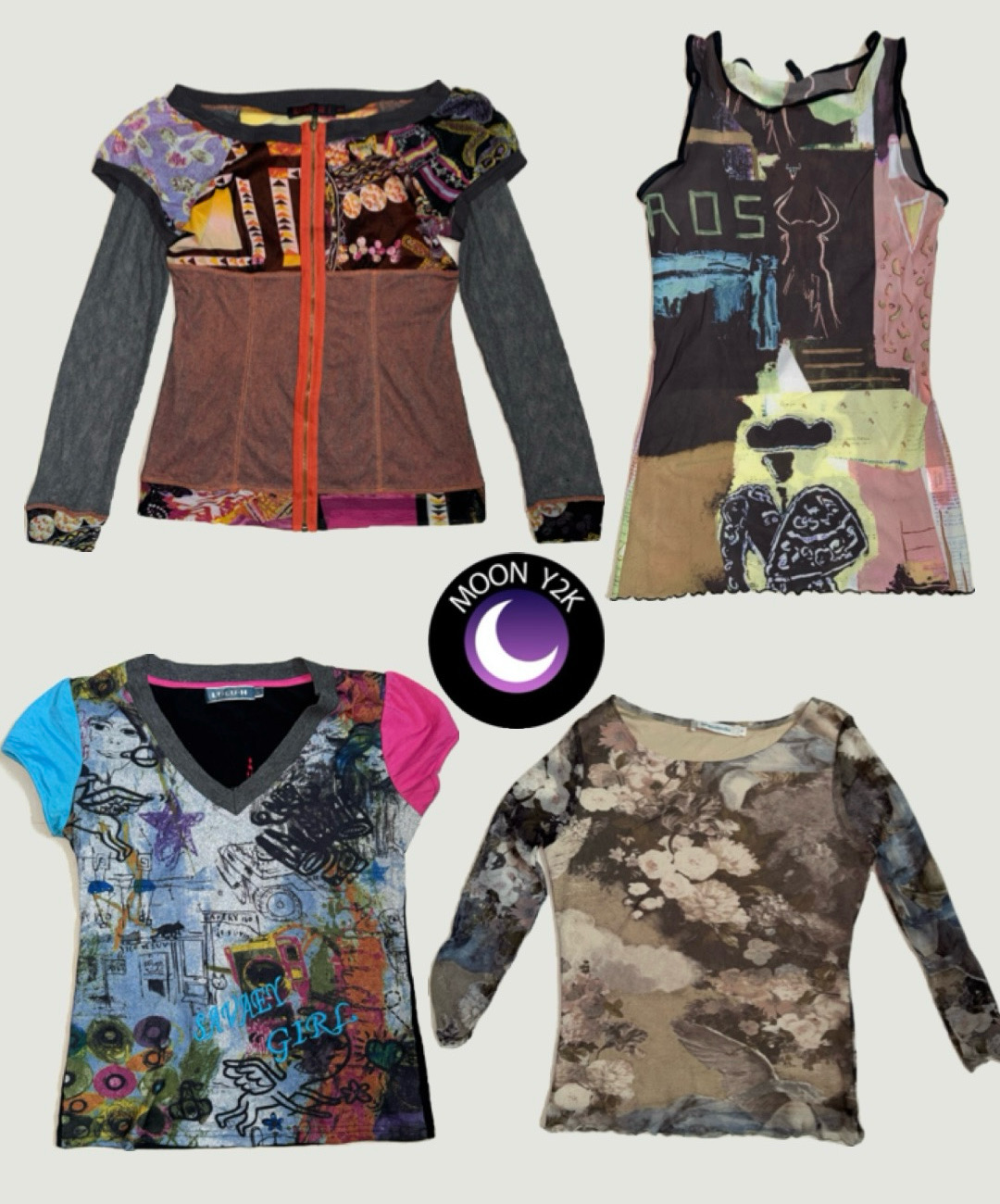 Y2k Graphic Printed tops (M-903)