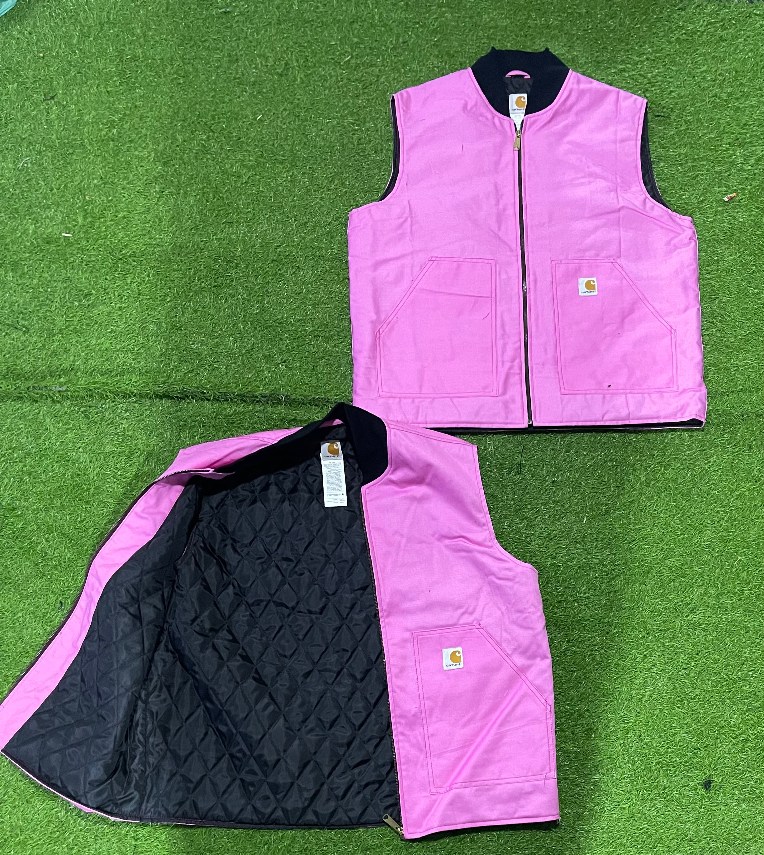 Carhartt Rework-Stil pinke Gilets