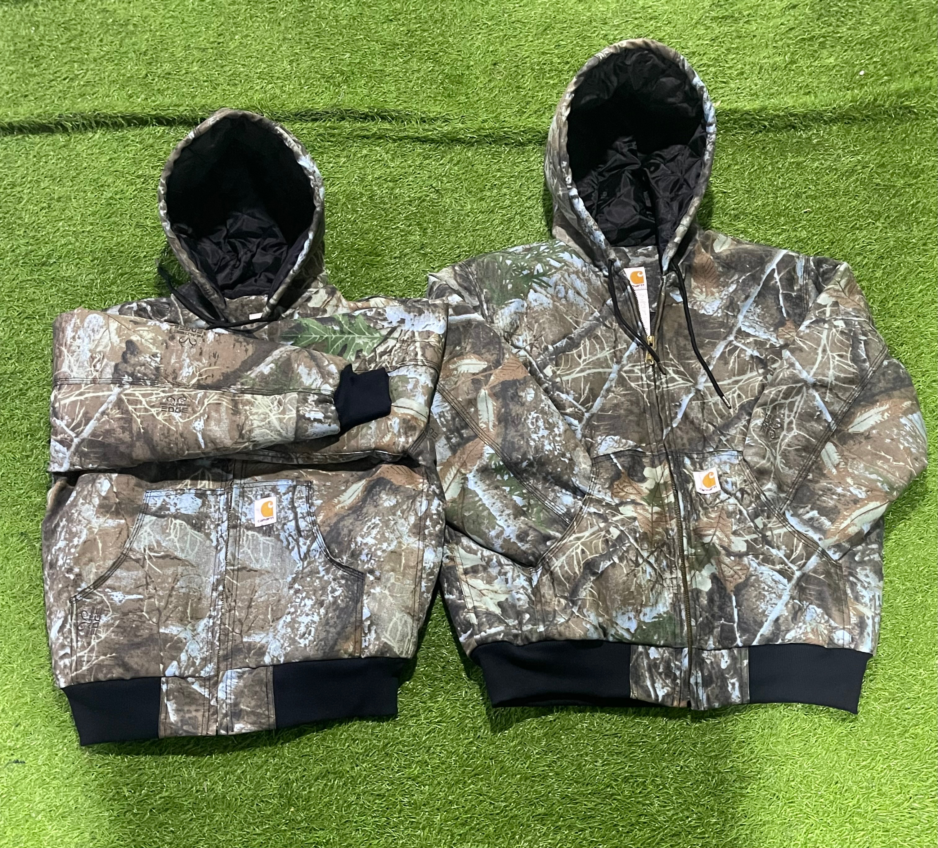 Veste à capuche camouflage style rework Carhartt