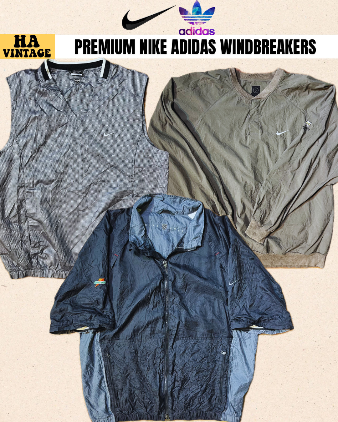 ナイキ ヴィンテージ ウインドブレーカー/トラックジャケット