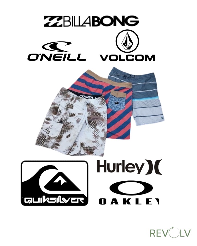 Mix Summer Shorts Bundle | Oniell | Volcom | Billabong | Quiksilver | Hurley | Oakley | Tribord | Intersurf | FoxRidersCo (RSS-02-Ex)