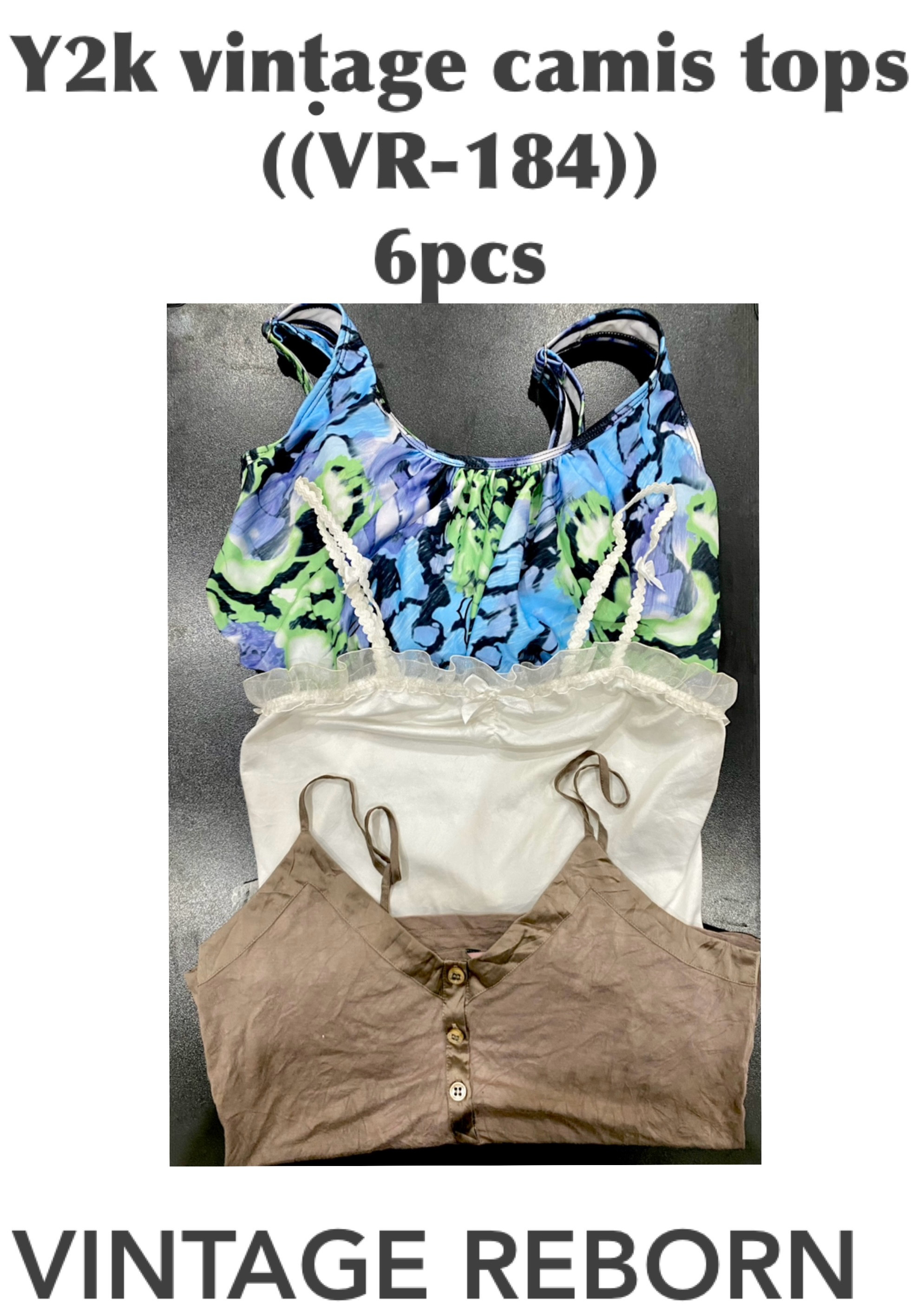 Y2K Aesthetic Cami Top Lot (Vr-184) - Mix & Match!