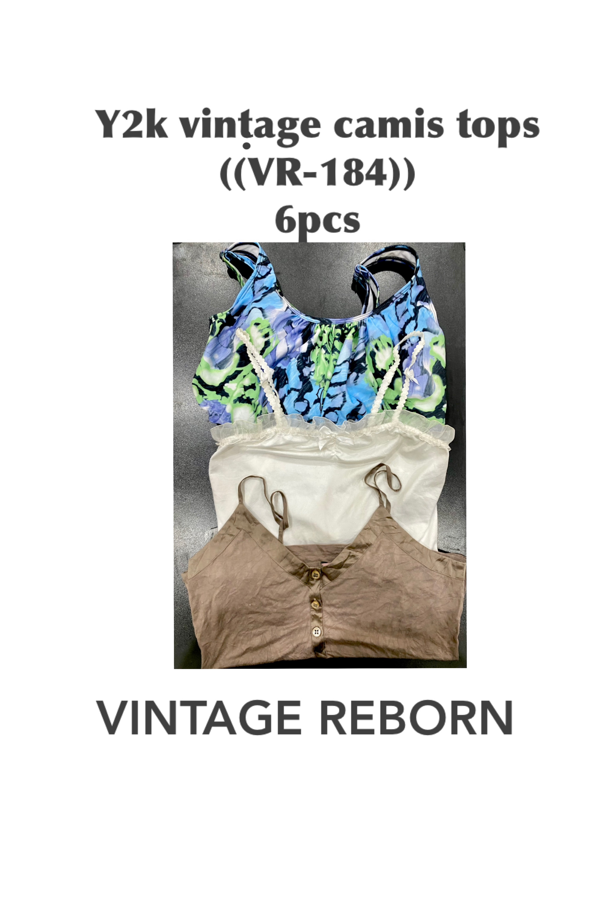 Y2K Aesthetic Cami Top Lot (Vr-184) - Mix & Match!