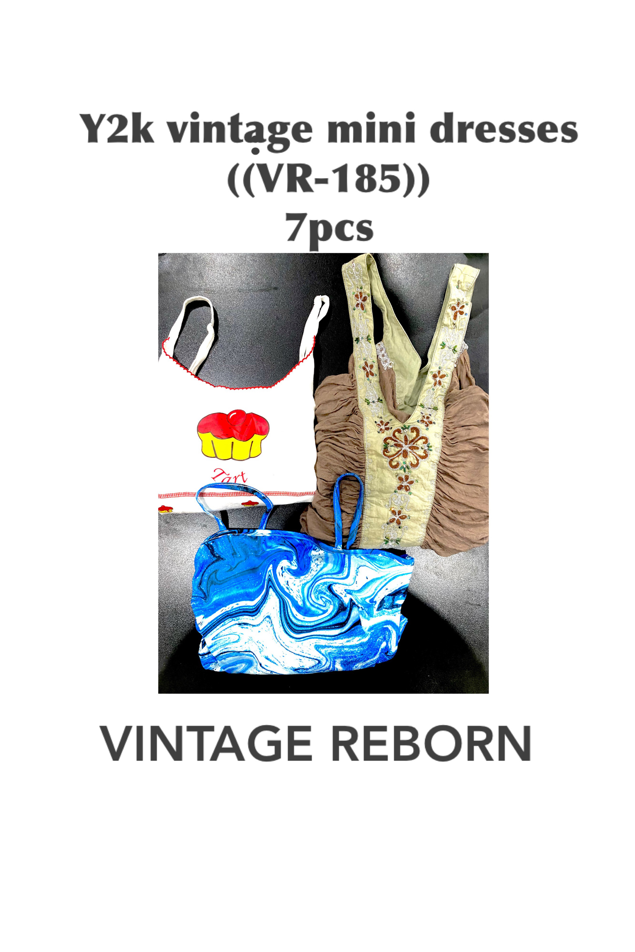 Y2K Aesthetic Mini Dress Lot (Vr-185) - Ready for Anything!