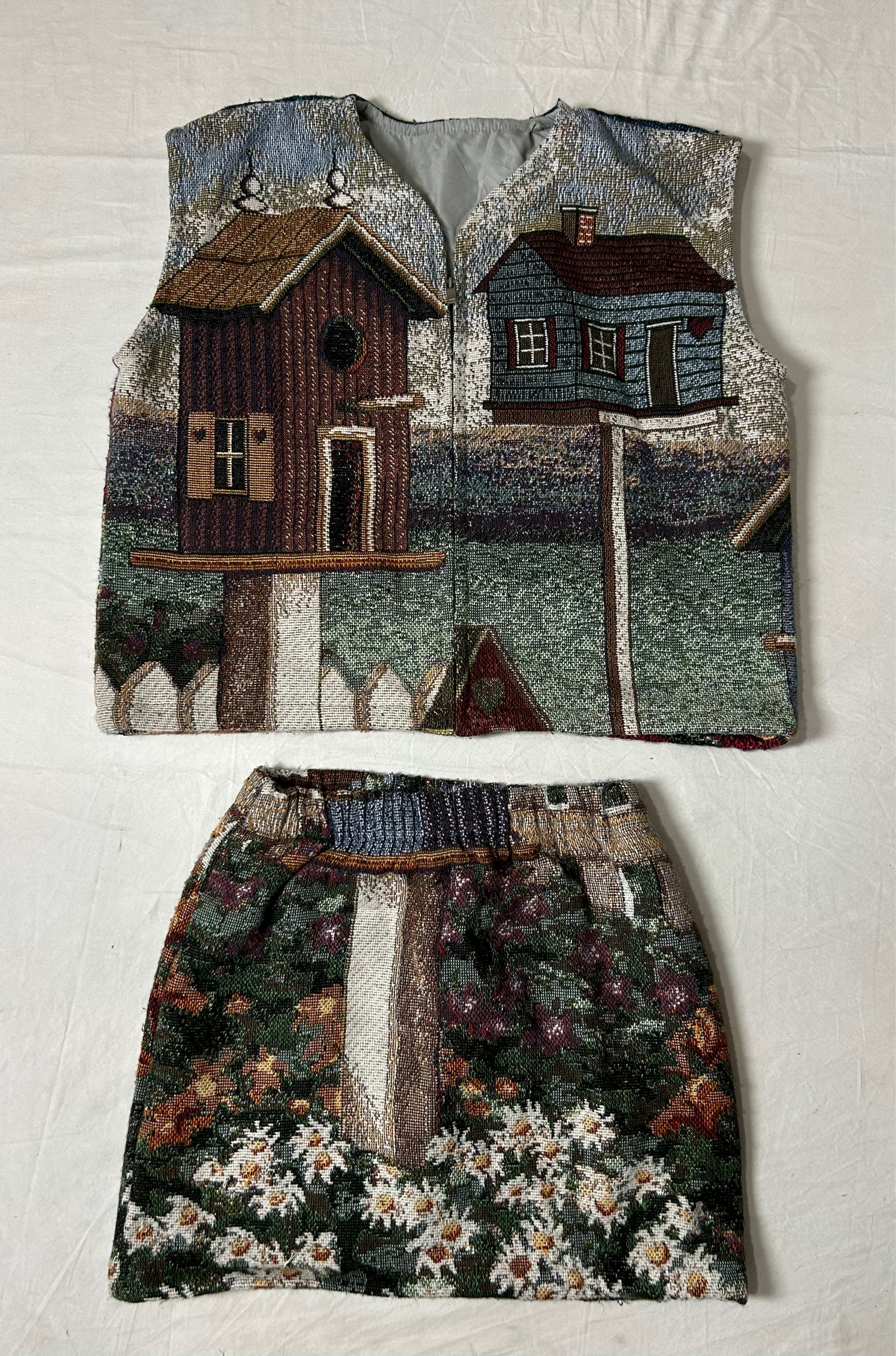 Conjunto de Tapeçaria Reciclada