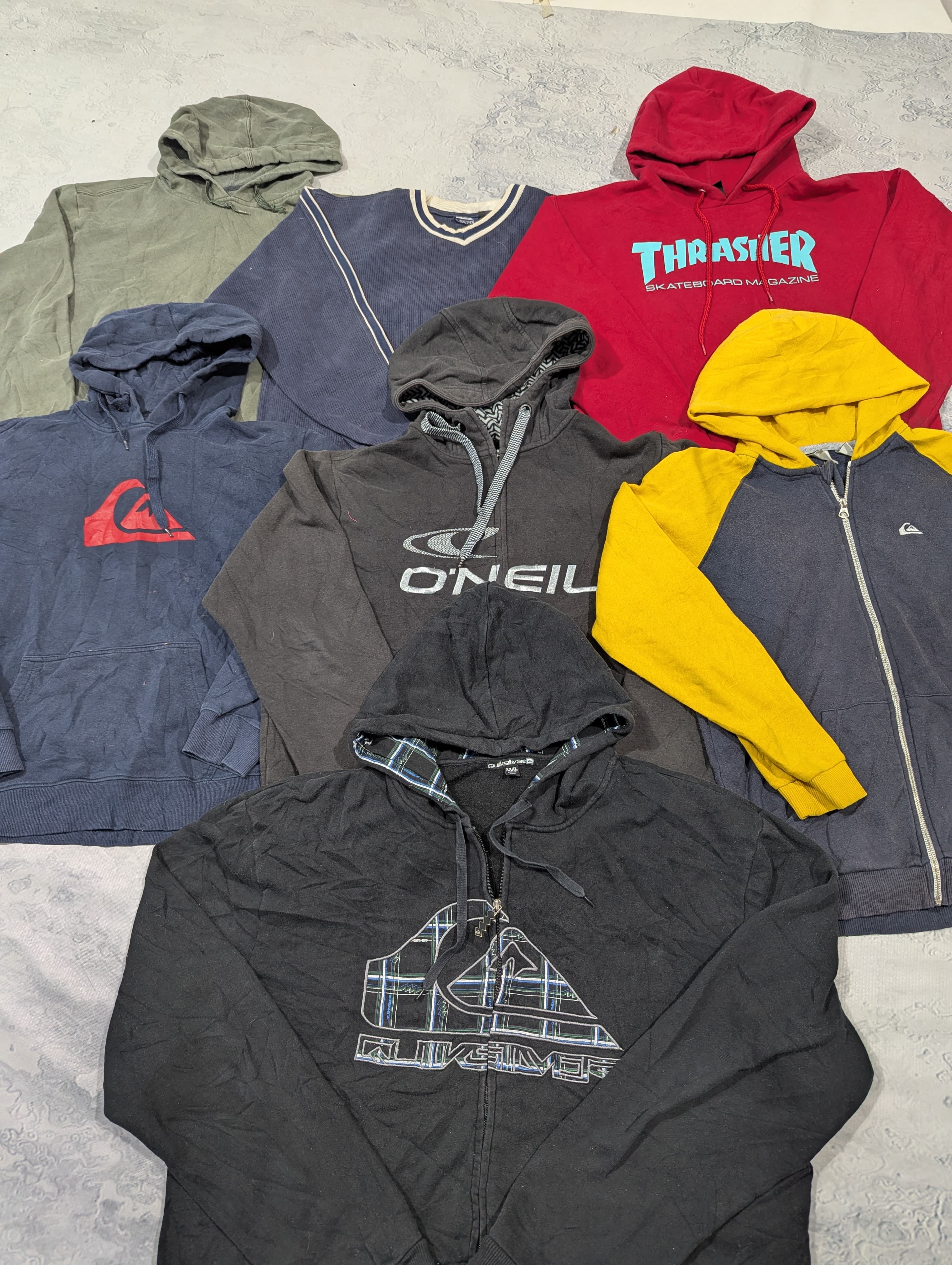 Surfwear sweatshirts.