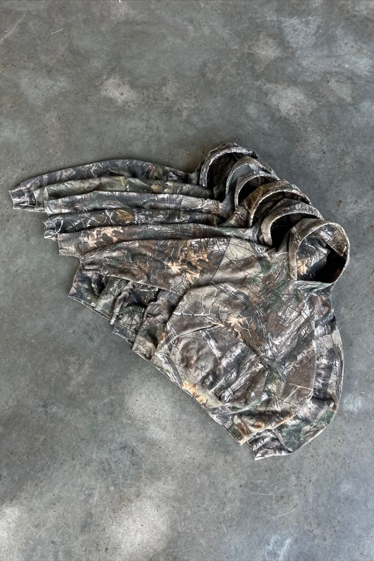 ビンテージカモフラージュフーディ