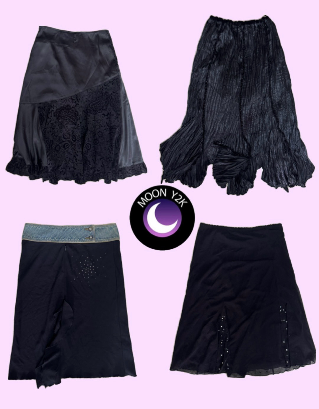 Jupes gothiques uniques Y2k (M-819)