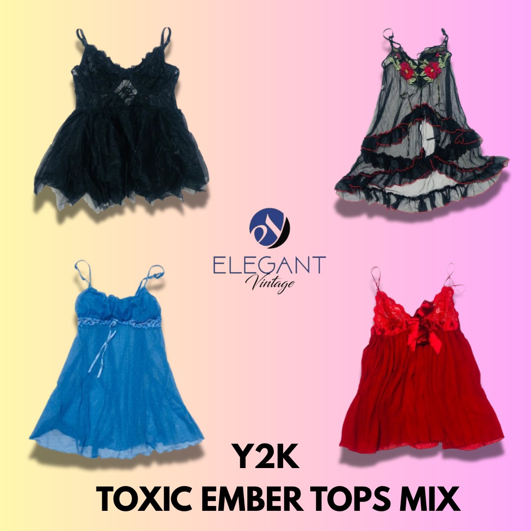 Y2K Toxic Ember Tops Mix - EV1315
