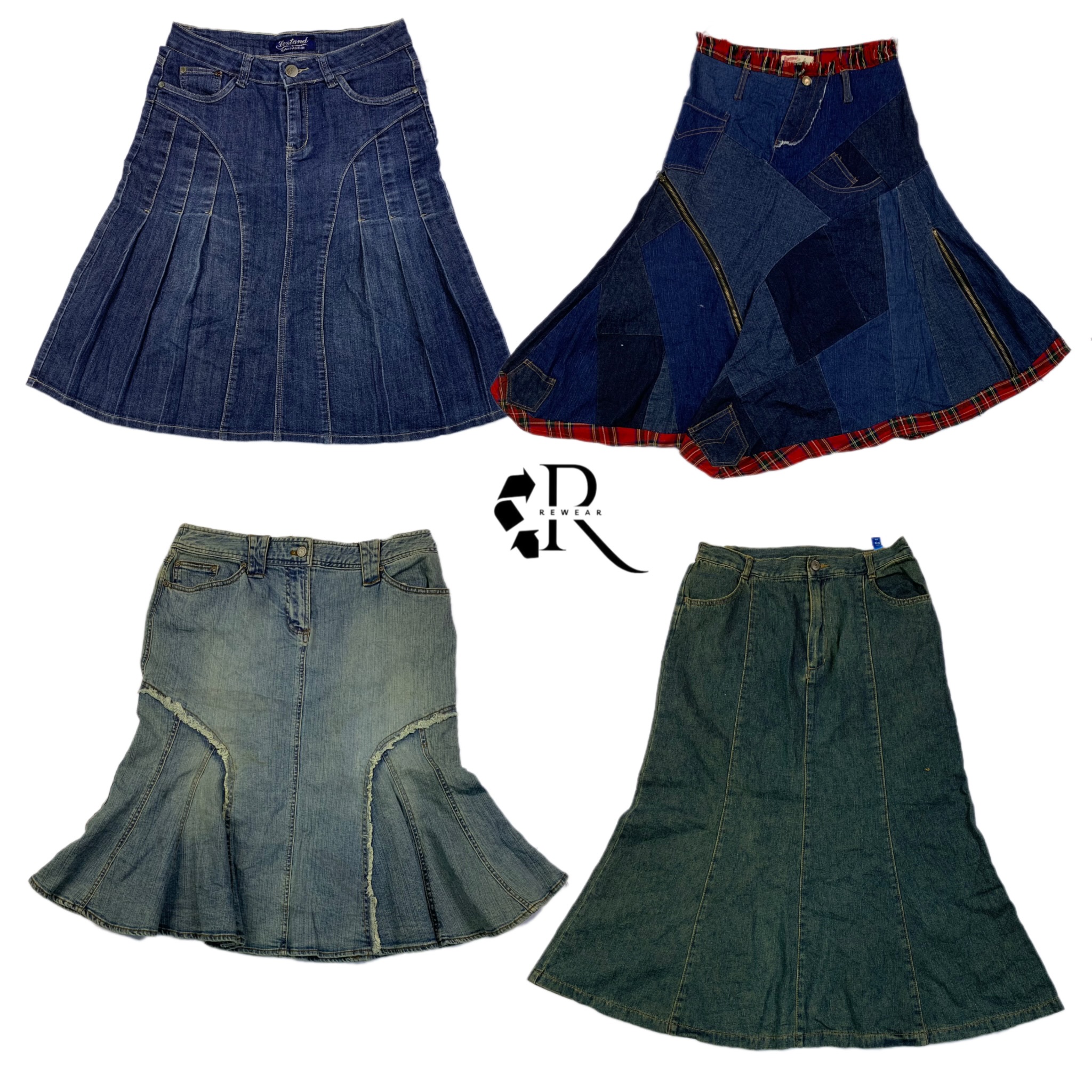 Y2K NYC IT Girl Log Skirts RW-1278