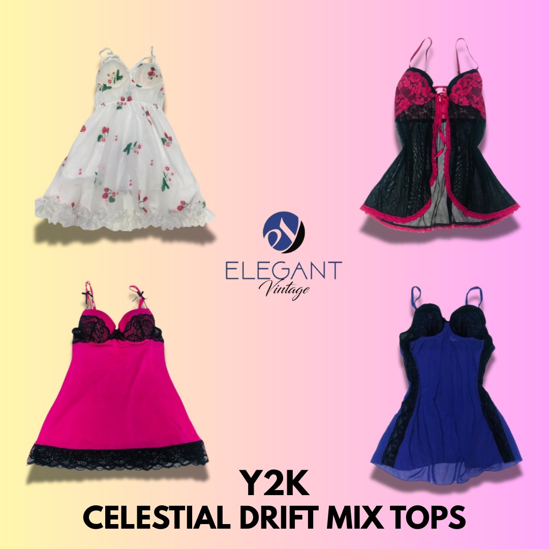Y2K Celestial Drift Mix Tops - EV1324