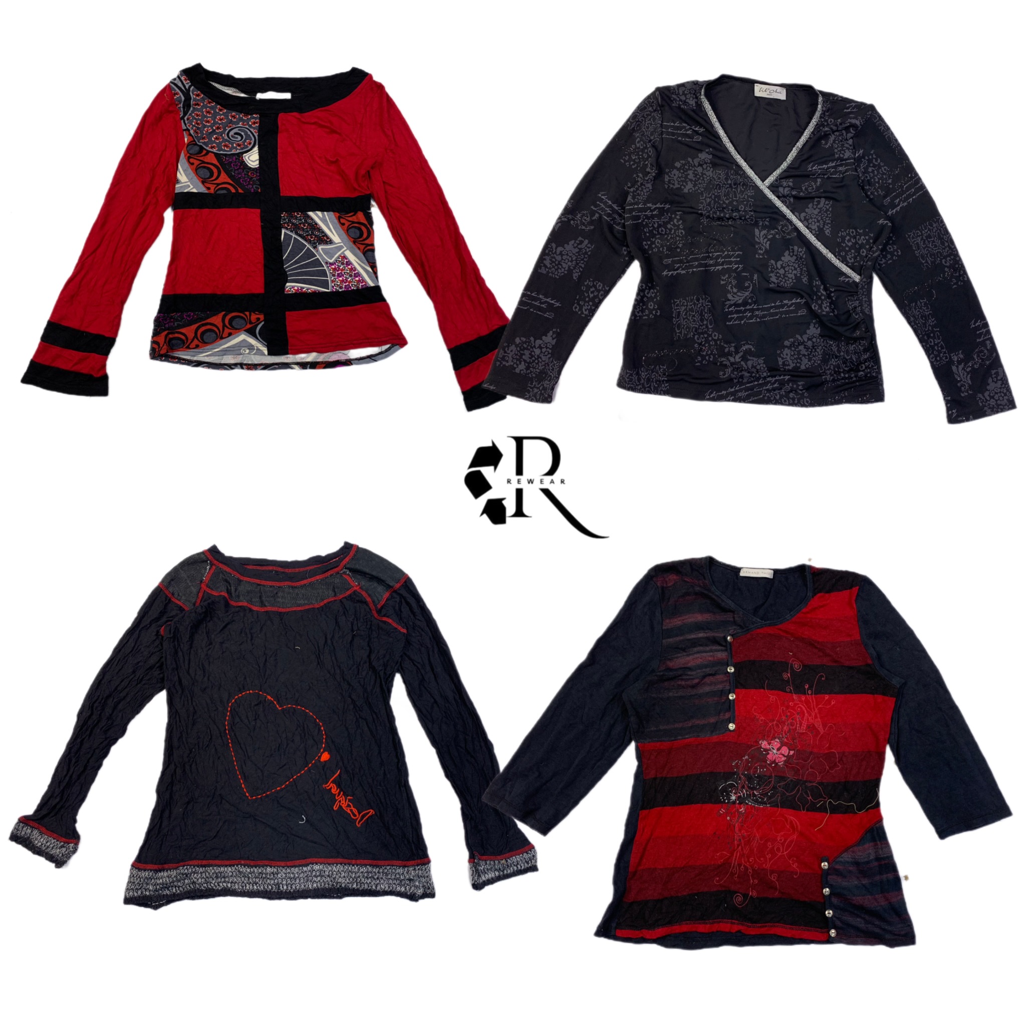 Y2K Love Story Vibe Full Sleeve Tops Rw-1279