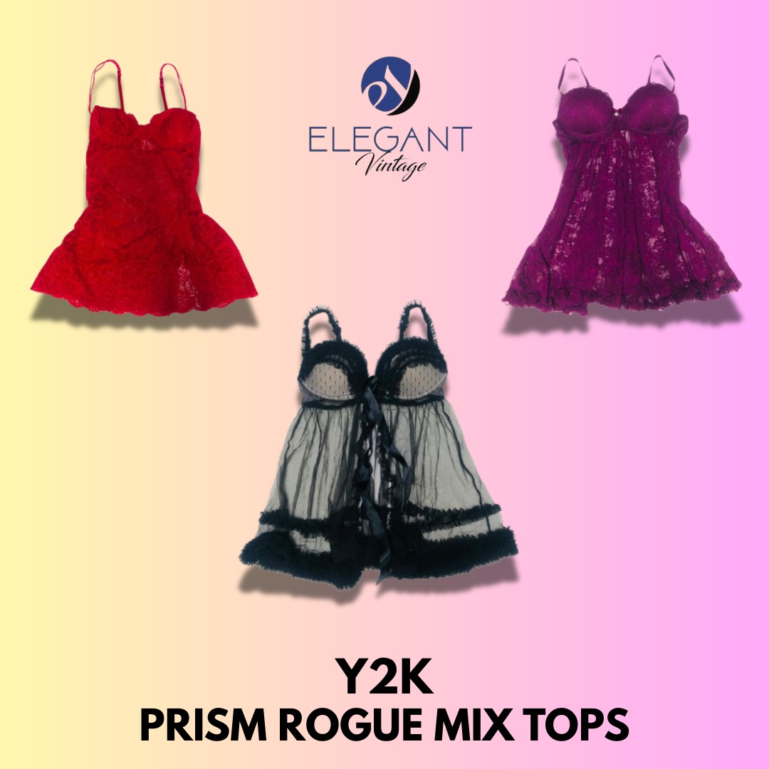 Y2K Prism Rogue Mix Tops - EV1326