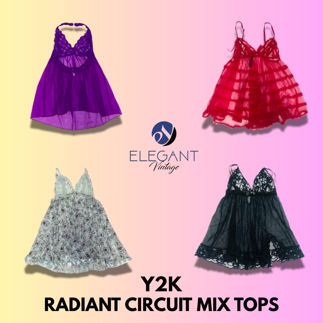 Y2K Radiant Circuit Mix Tops - EV1327