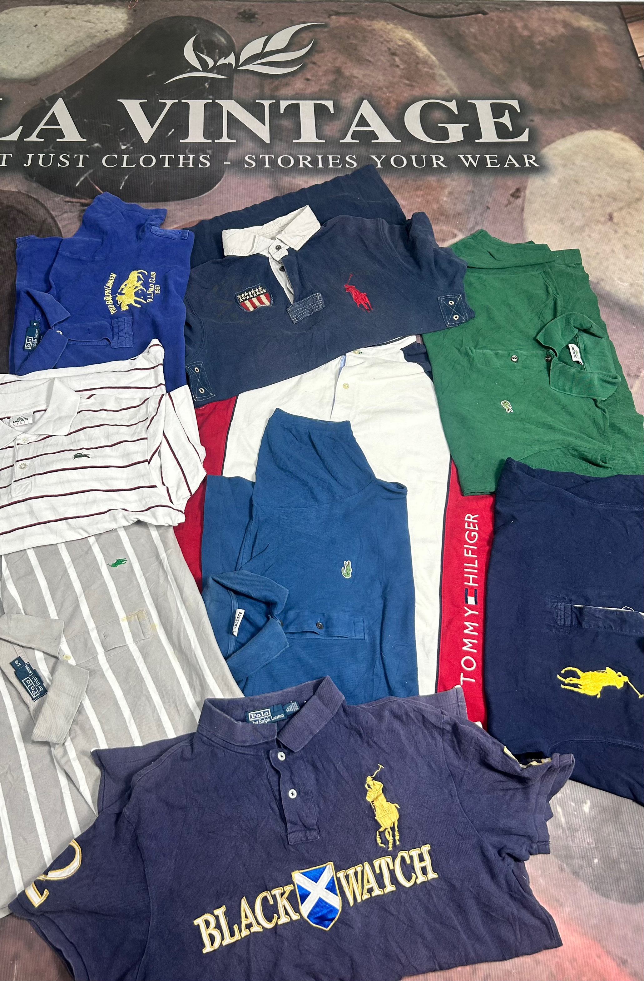 Mix brand polos