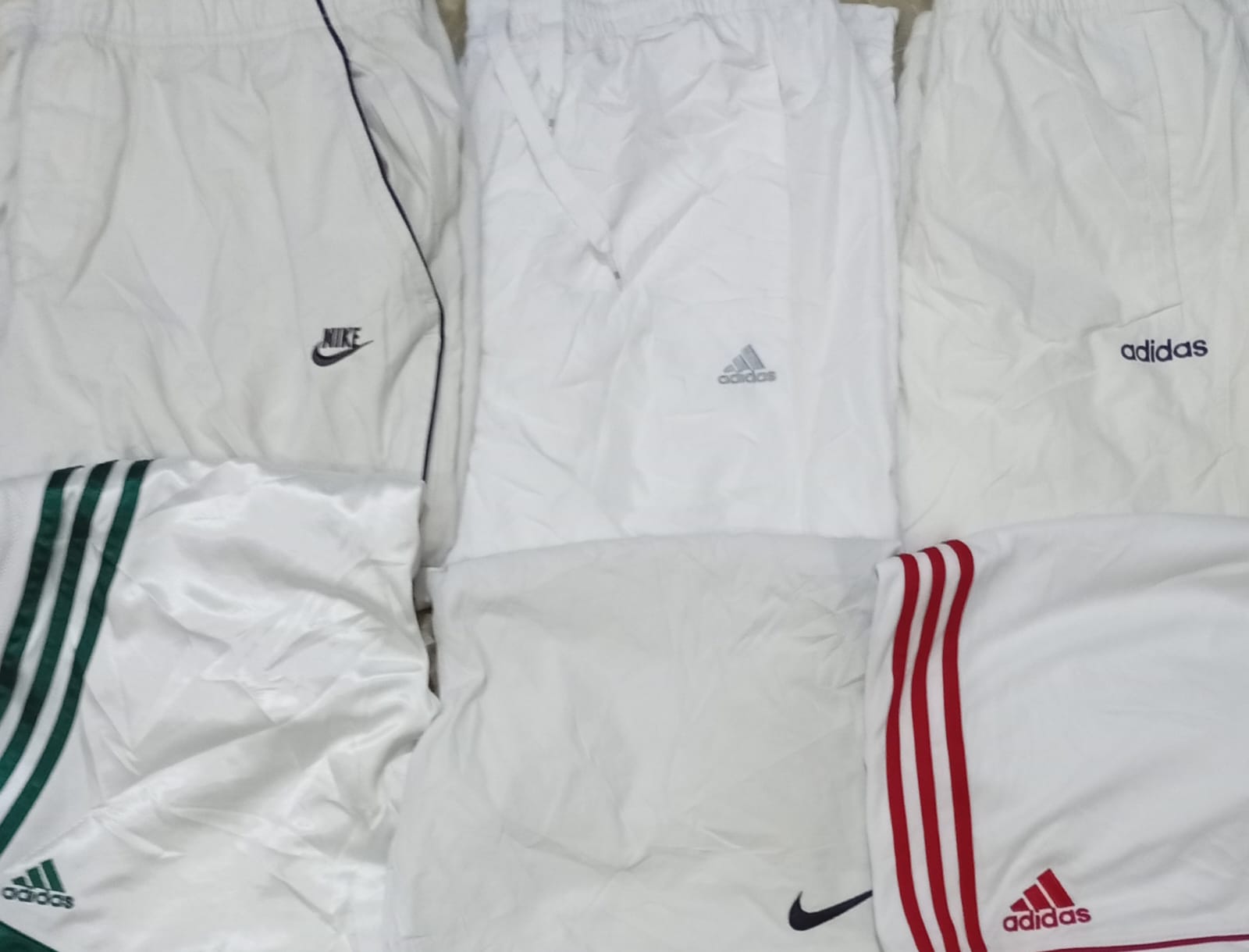 Nike and adidas shorts