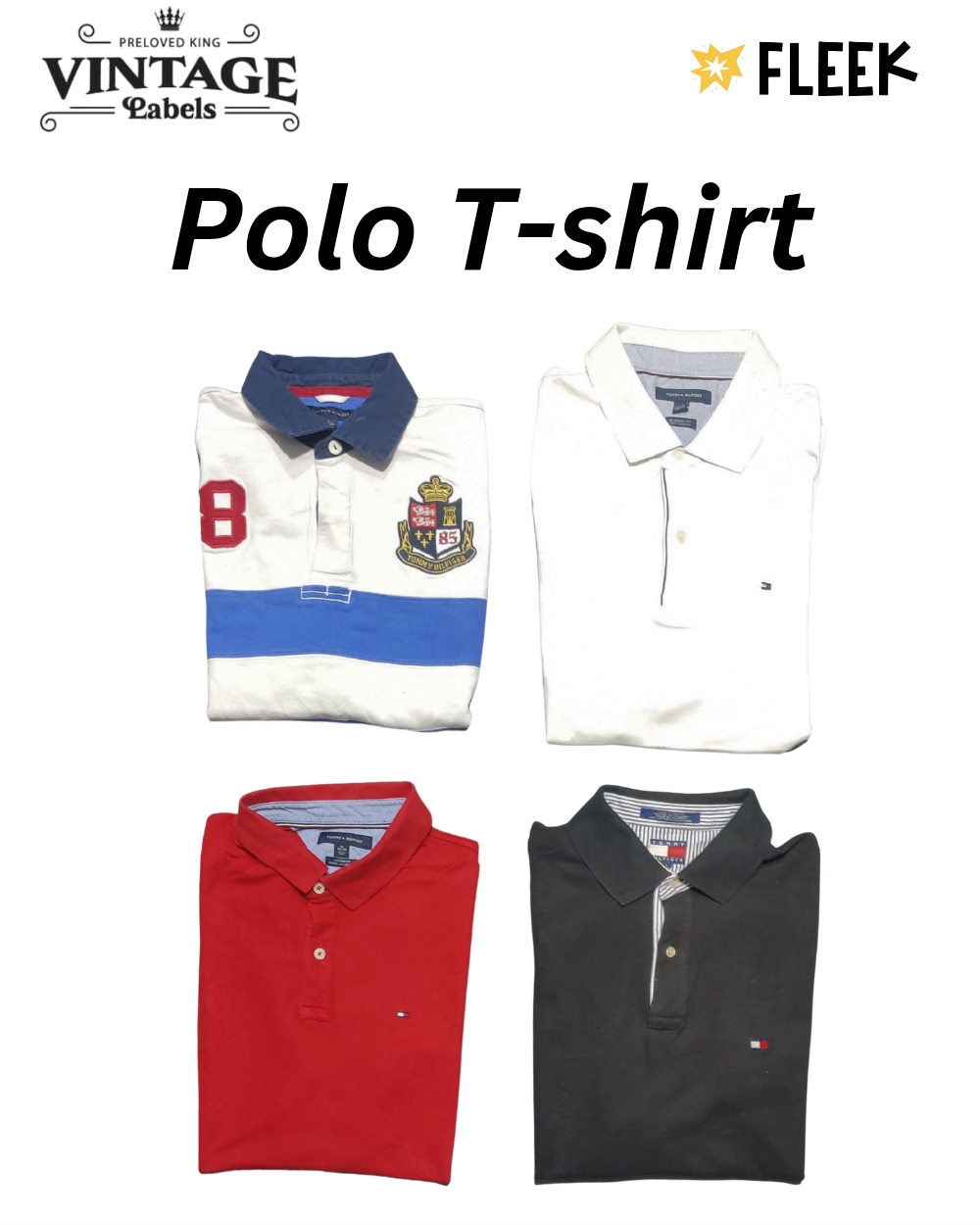 Tommy Hilfiger Polo T-shirt – ( Vcv : 1301 )