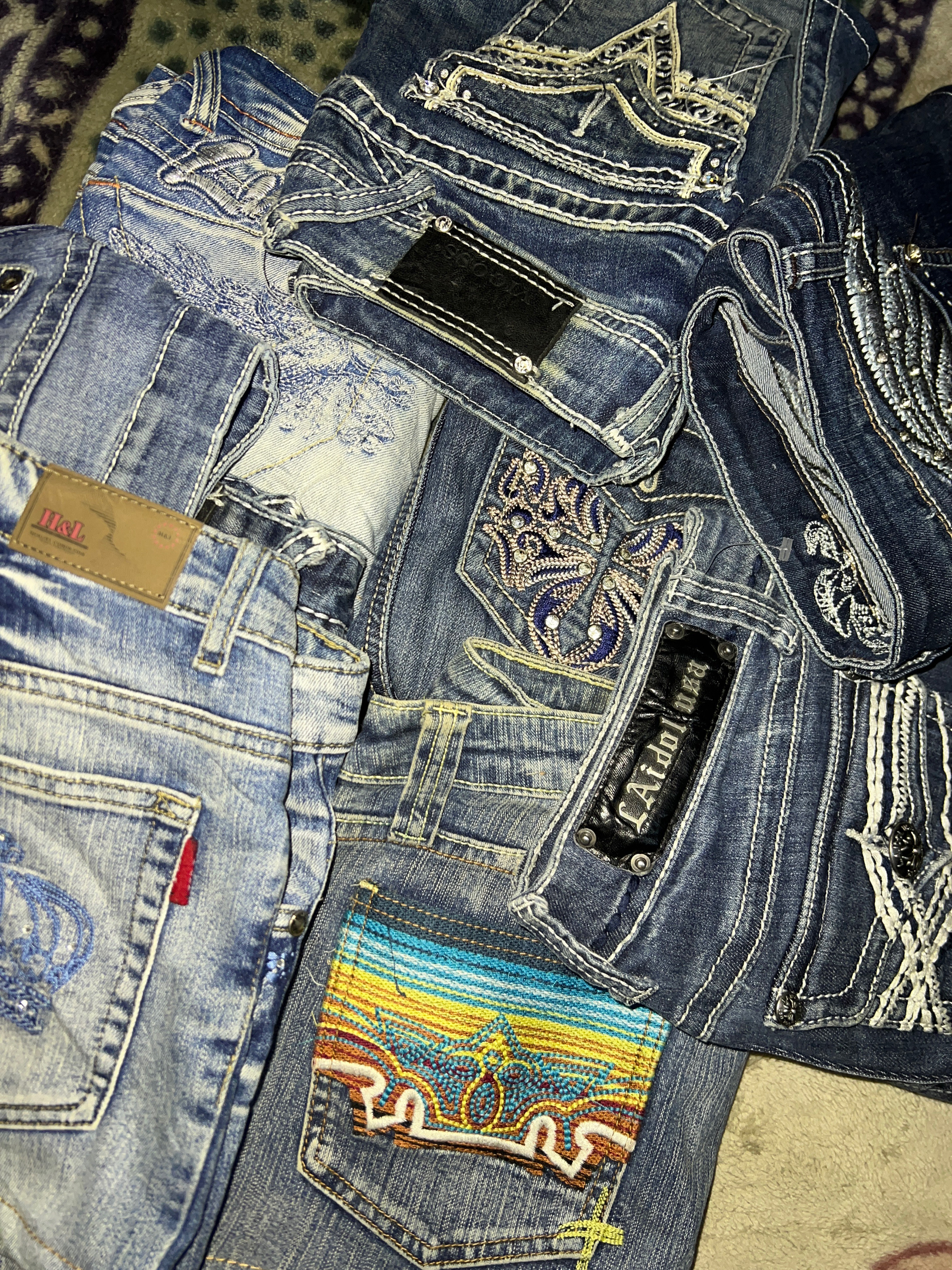 Y2K Denim Mini Skirts