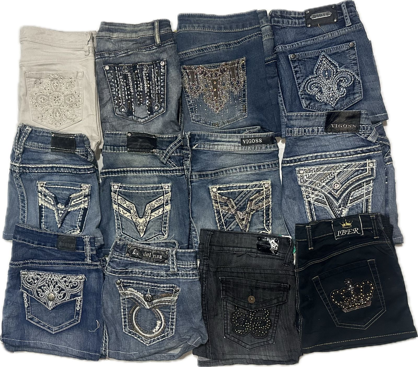 VIGOSS AND OTHER MIX BRANDS MINI SKIRTS (MD 1449)