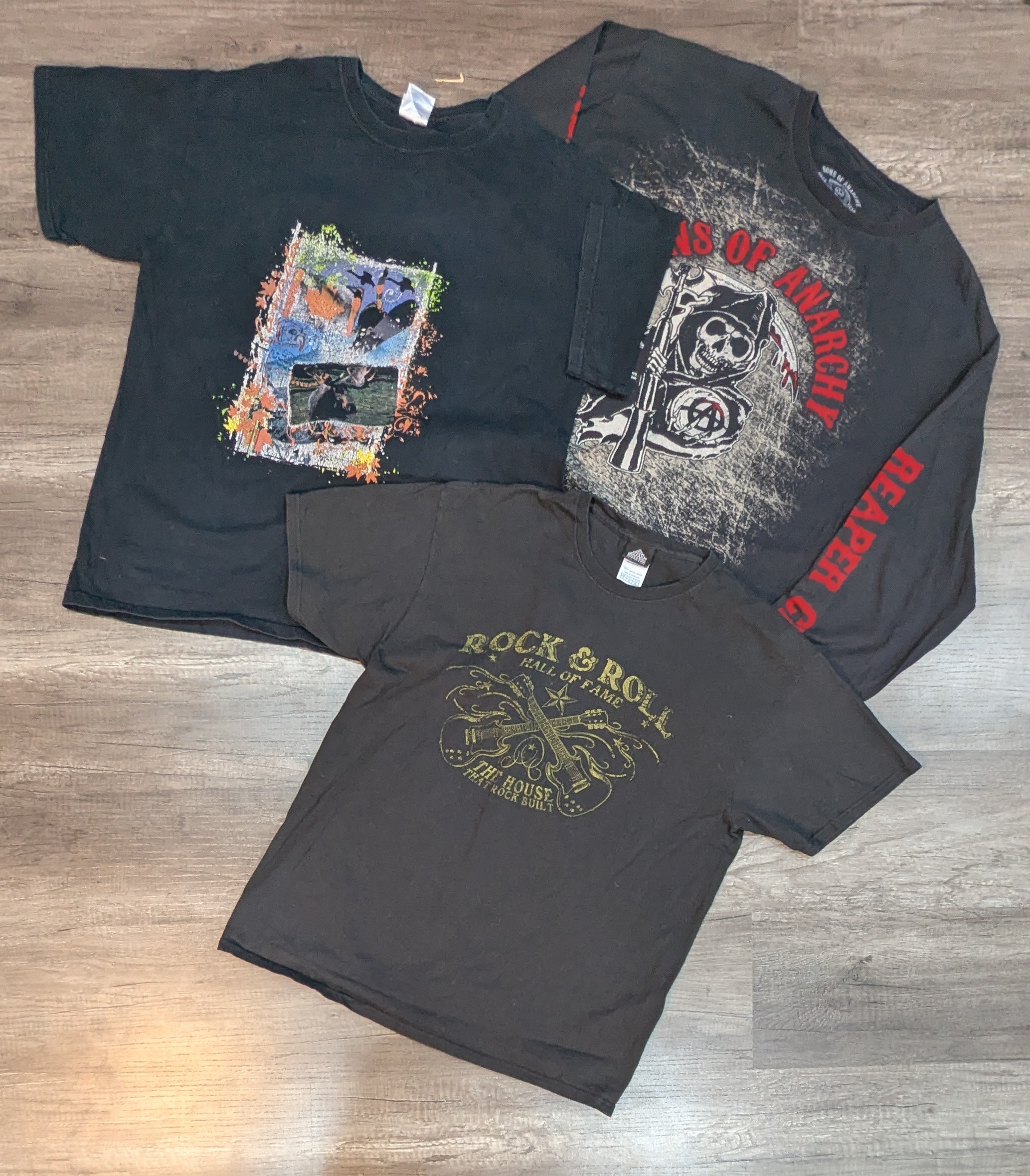 1230 - ヴィンテージスタイルのロング＆ハーフスリーブTシャツ