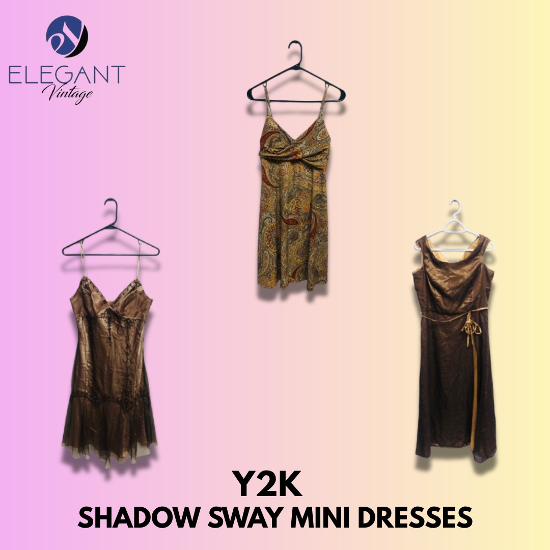Y2K Shadow Way Mini Dresses - EV1340