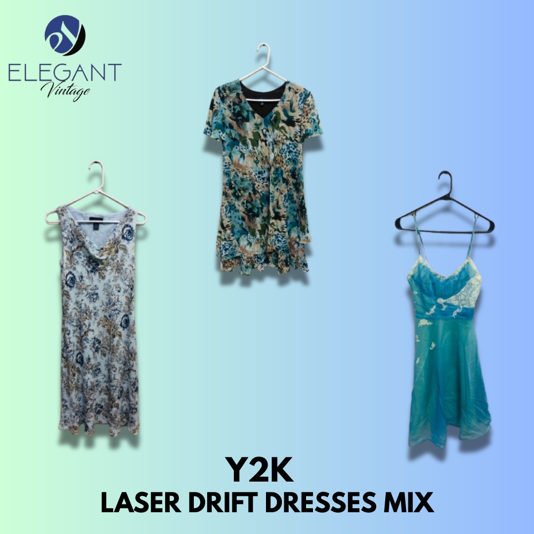 Y2K Laser Drift Dresses Mix - EV1342