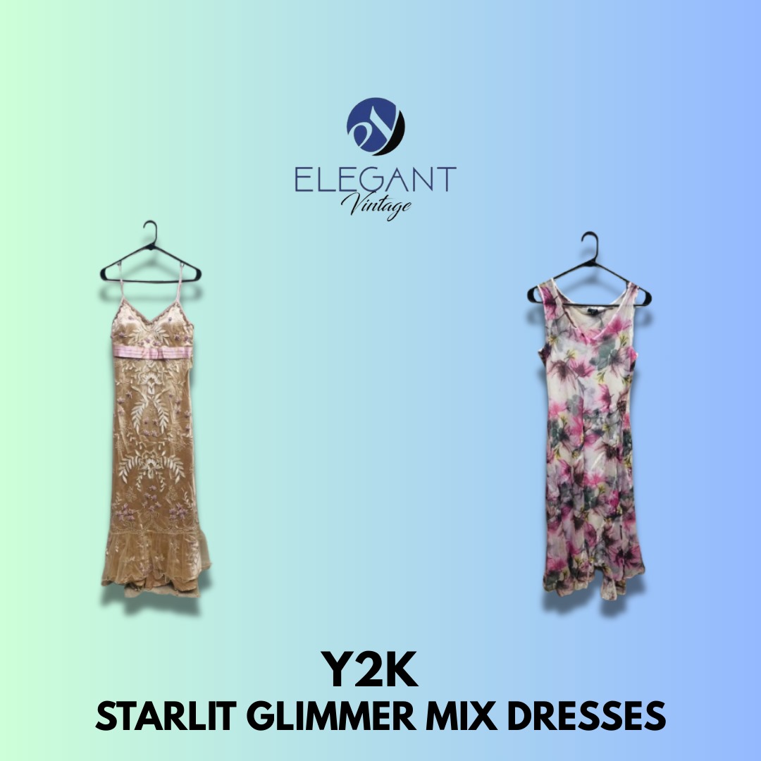 Y2K Starlit Glimmer Mix Dresses - EV1344