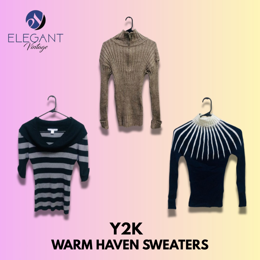 Y2K Warm Haven Sweaters - EV1348