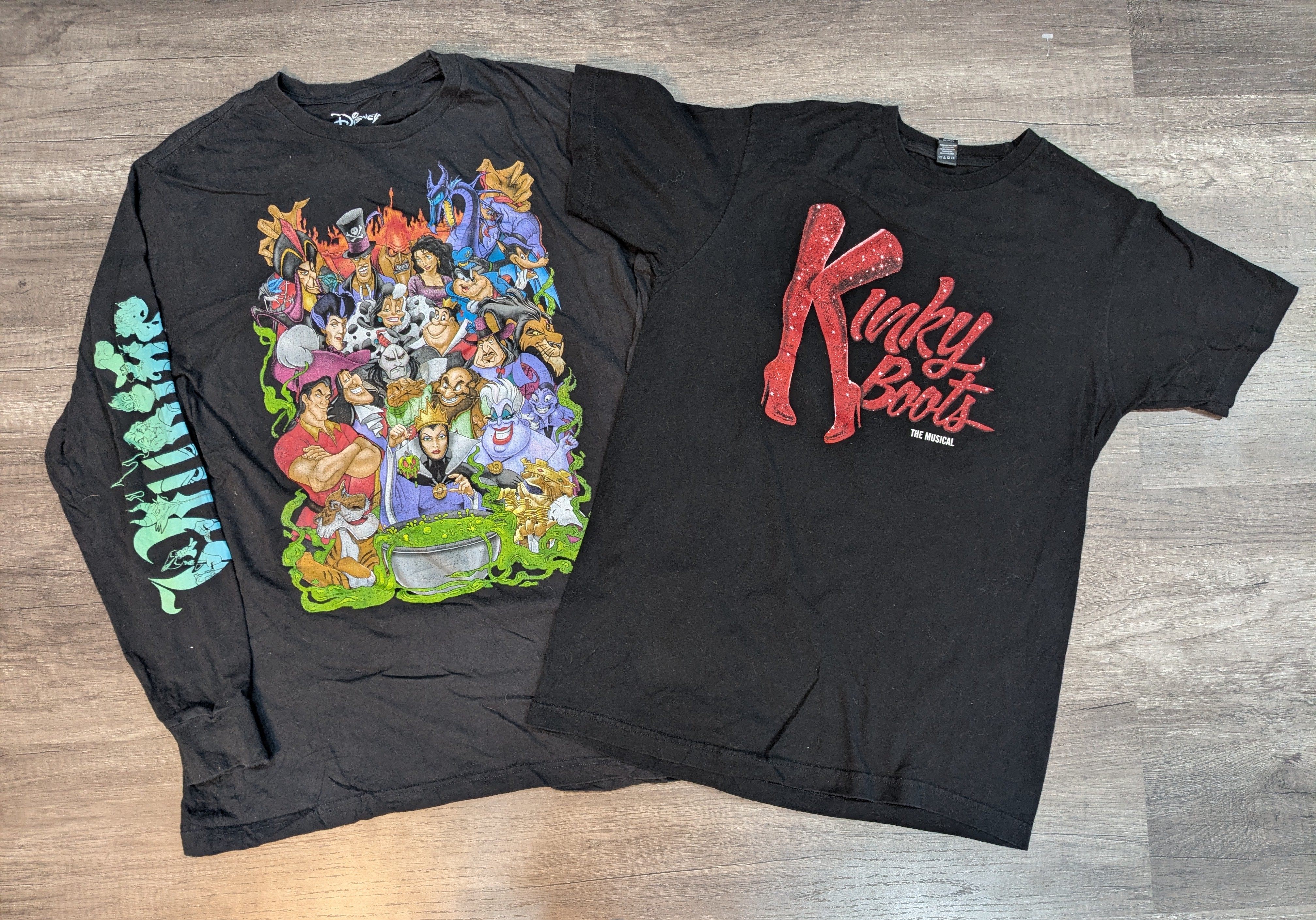 1243 - ヴィンテージスタイルプリントTシャツ 長袖＆半袖